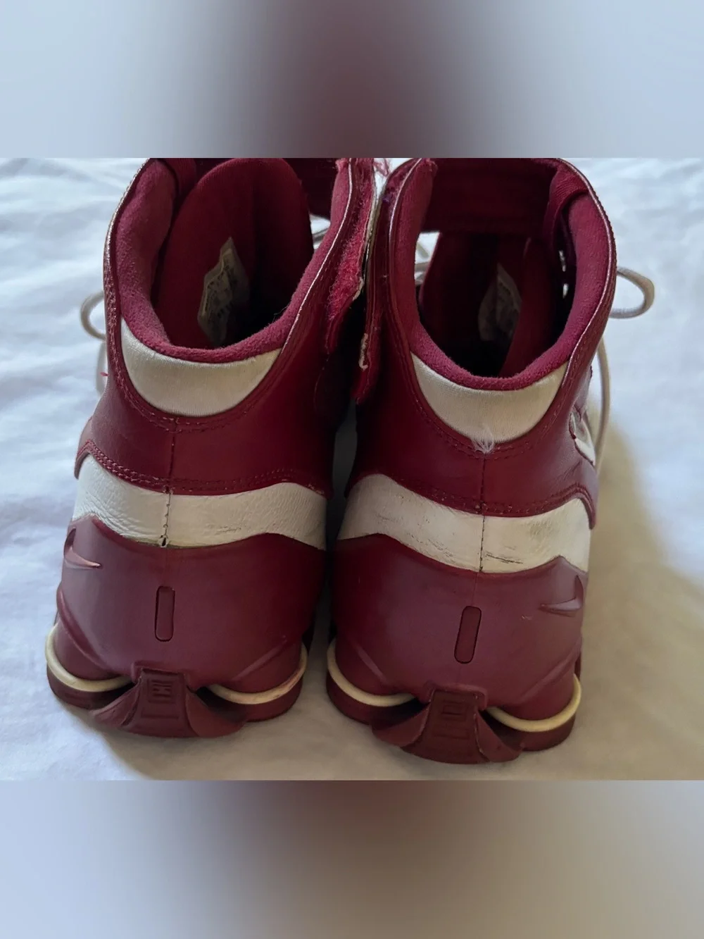 Nike Shox Elite TB White Red Basketball Shoes Men’s US 13 EU 47.5 314184-117 Y2K